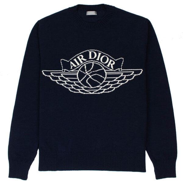 ディオール ナイキ コピー Dior x  Air Jordan Wings Sweater NATURAL 201017a28